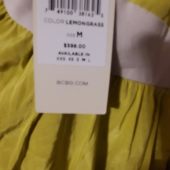 - Vintage rare runway Bcbgmaxazria "SILK" Gown - Picture 4 of 6